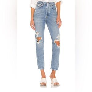 AGOLDE Fen High Rise Relaxed Taper in Wander